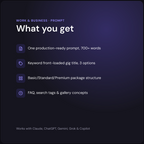 AI Fiverr Gig Description Writer - what you get