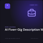AI Fiverr Gig Description Writer prompt cover