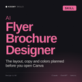 AI Flyer Brochure Designer AI skill by KissMySkills, cover