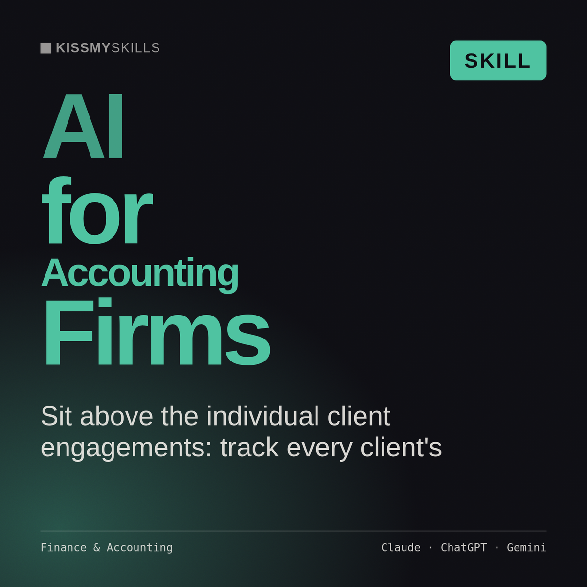 AI for Accounting Firms AI skill by KissMySkills, cover