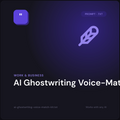 AI Ghostwriting Voice-Match Kit prompt cover
