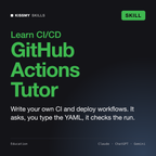 AI GitHub Actions Tutor AI skill by KissMySkills, cover