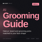 AI Grooming Guide AI skill by KissMySkills, cover