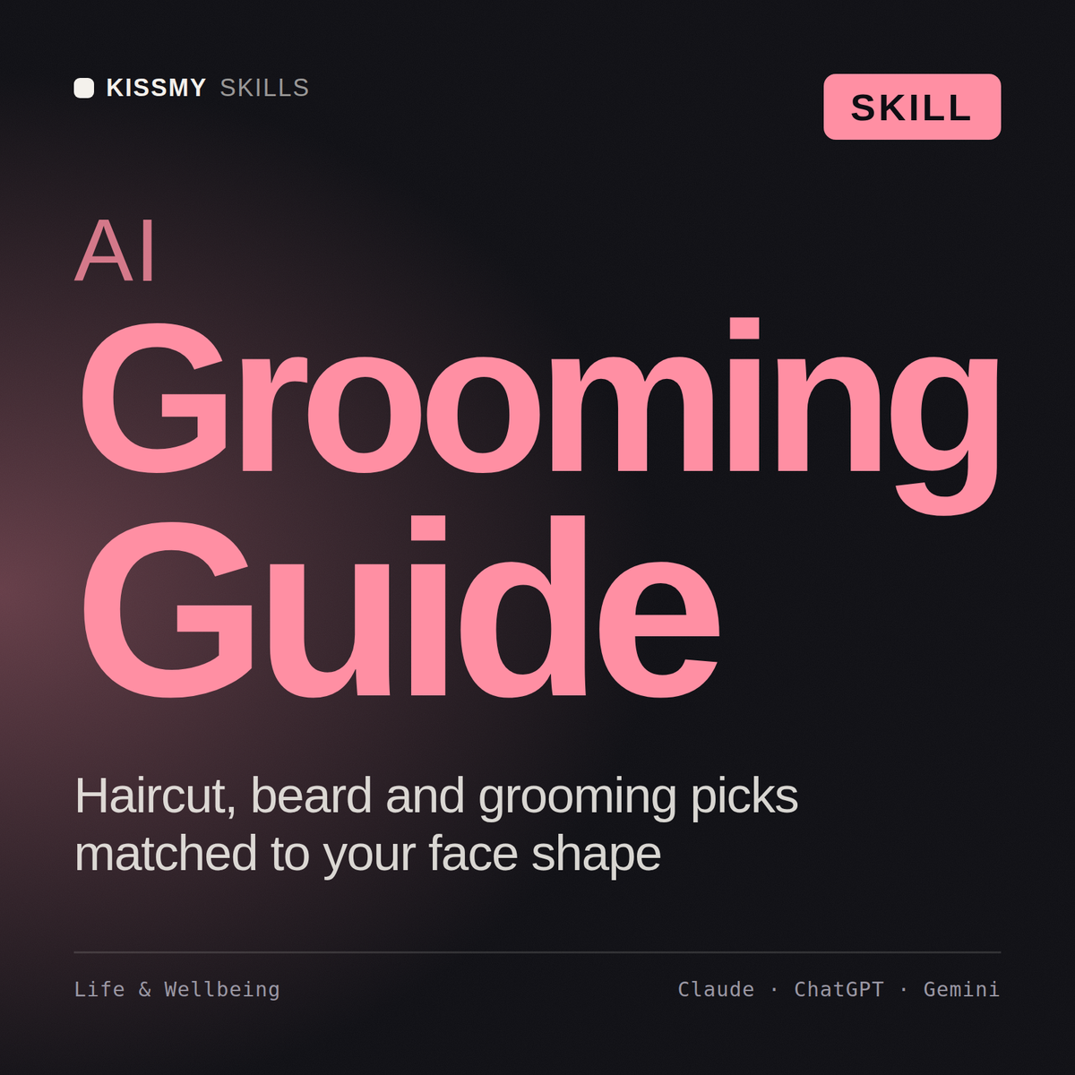AI Grooming Guide AI skill by KissMySkills, cover