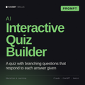 AI Interactive Quiz Builder AI prompt by KissMySkills, cover