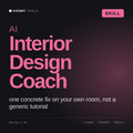 AI Interior Design Coach AI skill by KissMySkills, cover