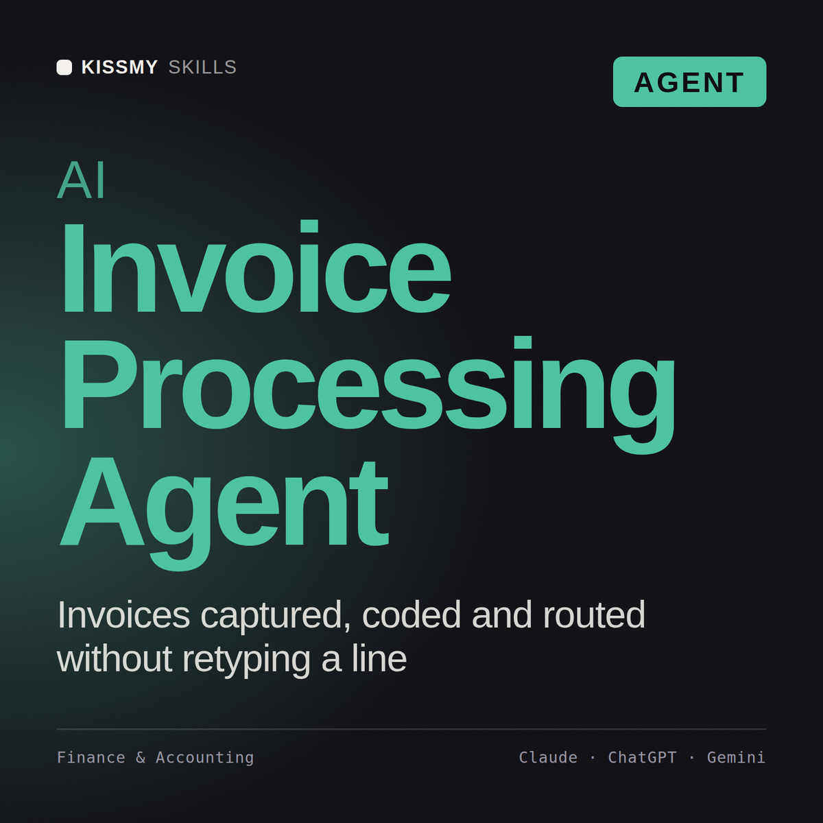 AI Invoice Processing Agent AI agent by KissMySkills, cover