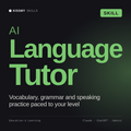 AI Language Tutor AI skill by KissMySkills, cover