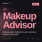 AI Makeup Advisor AI skill by KissMySkills, cover