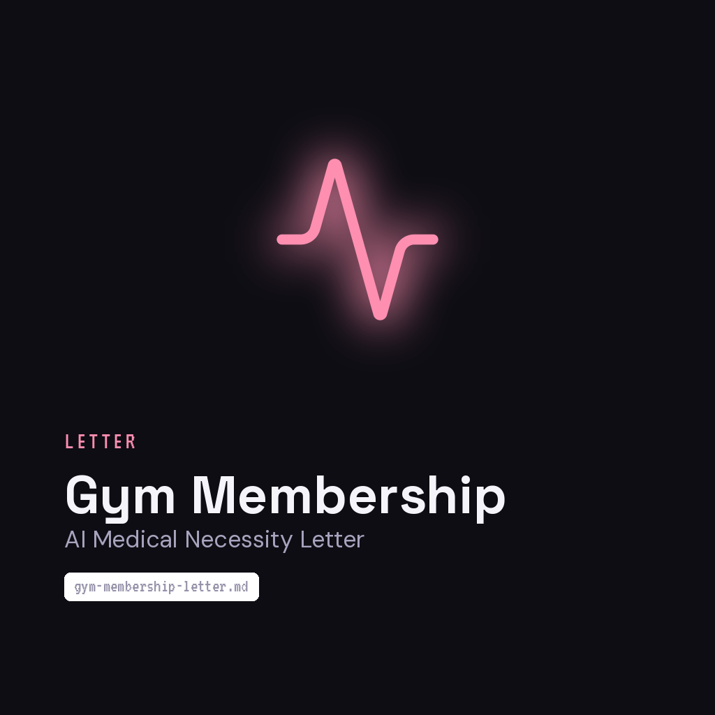 ai-medical-necessity-letter-gym-membership