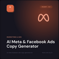 AI Meta & Facebook Ads Copy Generator — AI prompt pack cover