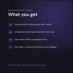 What you get — AI Meta & Facebook Ads Copy Generator