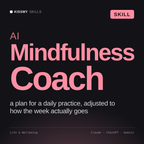 AI Mindfulness Coach AI skill by KissMySkills, cover