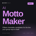 AI Motto Maker AI skill by KissMySkills, cover