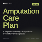 Amputation Care Plan AI skill by KissMySkills, cover