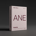 Anemia Nursing Care Plan Claude skill by KissMySkills, pale warm blush grey bookcloth cover with the monogram ANE
