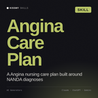 Angina Care Plan AI skill by KissMySkills, cover