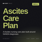 Ascites Care Plan AI skill by KissMySkills, cover