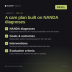 What's inside the AV Fistula Care Plan AI skill: NANDA diagnoses, Goals & outcomes, Interventions, Evaluation criteria