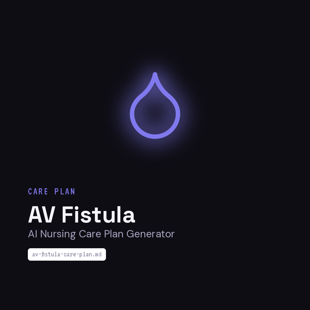 ai-nursing-care-plan-generator-av-fistula