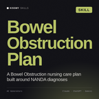 Bowel Obstruction Plan AI skill by KissMySkills, cover