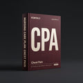 Chest Pain Nursing Care Plan Claude skill by KissMySkills, deep oxblood burgundy bookcloth cover with the monogram CPA