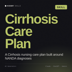 Cirrhosis Care Plan AI skill by KissMySkills, cover