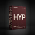 Hypertension Nursing Care Plan Claude skill by KissMySkills, deep oxblood burgundy bookcloth cover with the monogram HYP