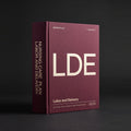 Labor and Delivery Nursing Care Plan Claude skill by KissMySkills, deep wine-burgundy laid paper cover with the monogram LDE