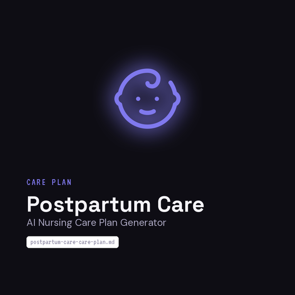 ai-nursing-care-plan-generator-postpartum-care