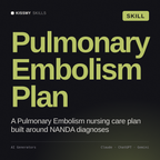 Pulmonary Embolism Plan AI skill by KissMySkills, cover