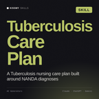 Tuberculosis Care Plan AI skill by KissMySkills, cover