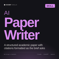 AI Paper Writer AI skill by KissMySkills, cover