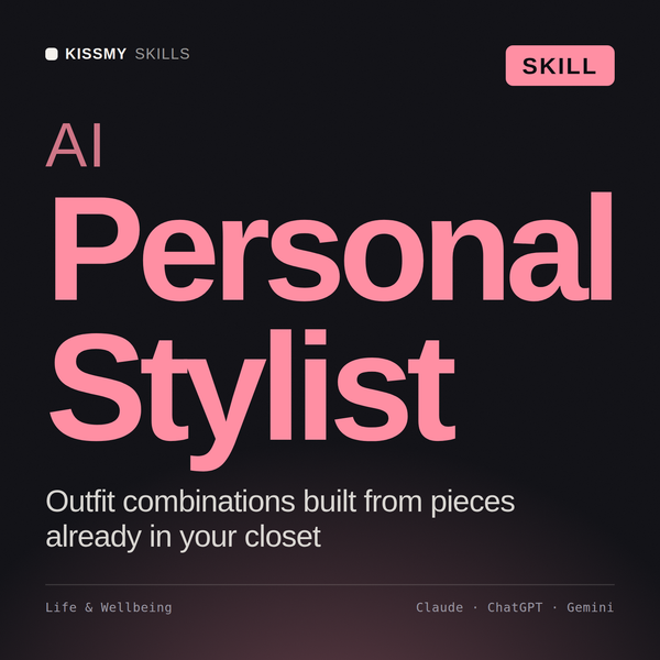 AI Personal Stylist AI skill by KissMySkills, cover