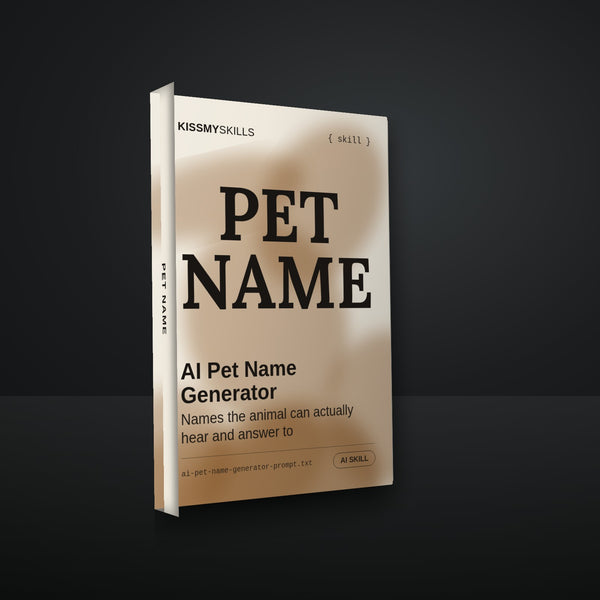 AI Pet Name Generator cover