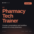 AI Pharmacy Tech Trainer AI prompt by KissMySkills, cover