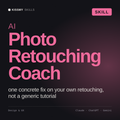 AI Photo Retouching Coach AI skill by KissMySkills, cover