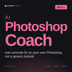 AI Photoshop Coach AI skill by KissMySkills, cover