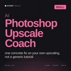 AI Photoshop Upscale Coach AI skill by KissMySkills, cover