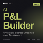 AI P&L Builder AI skill by KissMySkills, cover