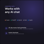 Works with any AI chat — AI Power BI Dashboard Designer