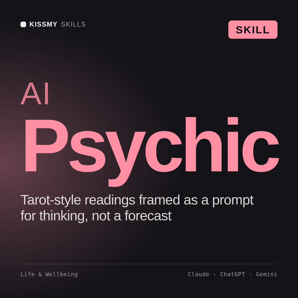 AI Psychic AI skill by KissMySkills, cover