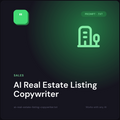 AI Real Estate Listing Copywriter — AI prompt pack cover