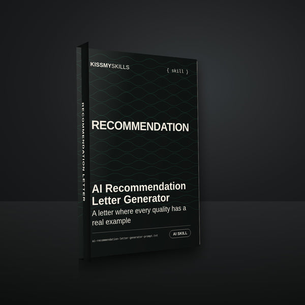 AI Recommendation Letter Generator cover