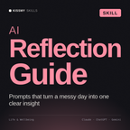 AI Reflection Guide AI skill by KissMySkills, cover