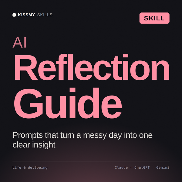 AI Reflection Guide AI skill by KissMySkills, cover