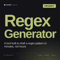 Regex Generator AI prompt by KissMySkills, cover