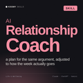AI Relationship Coach AI skill by KissMySkills, cover