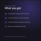 AI Resume Writer - what you get