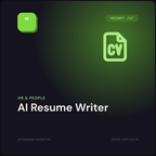 AI Resume Writer prompt cover